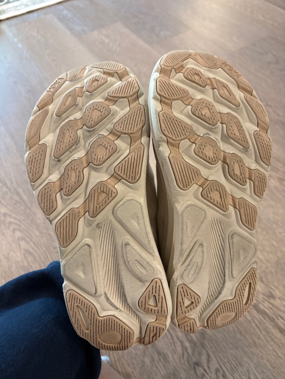 Women’s tan Clifton Hokas - Picture 5 of 5
